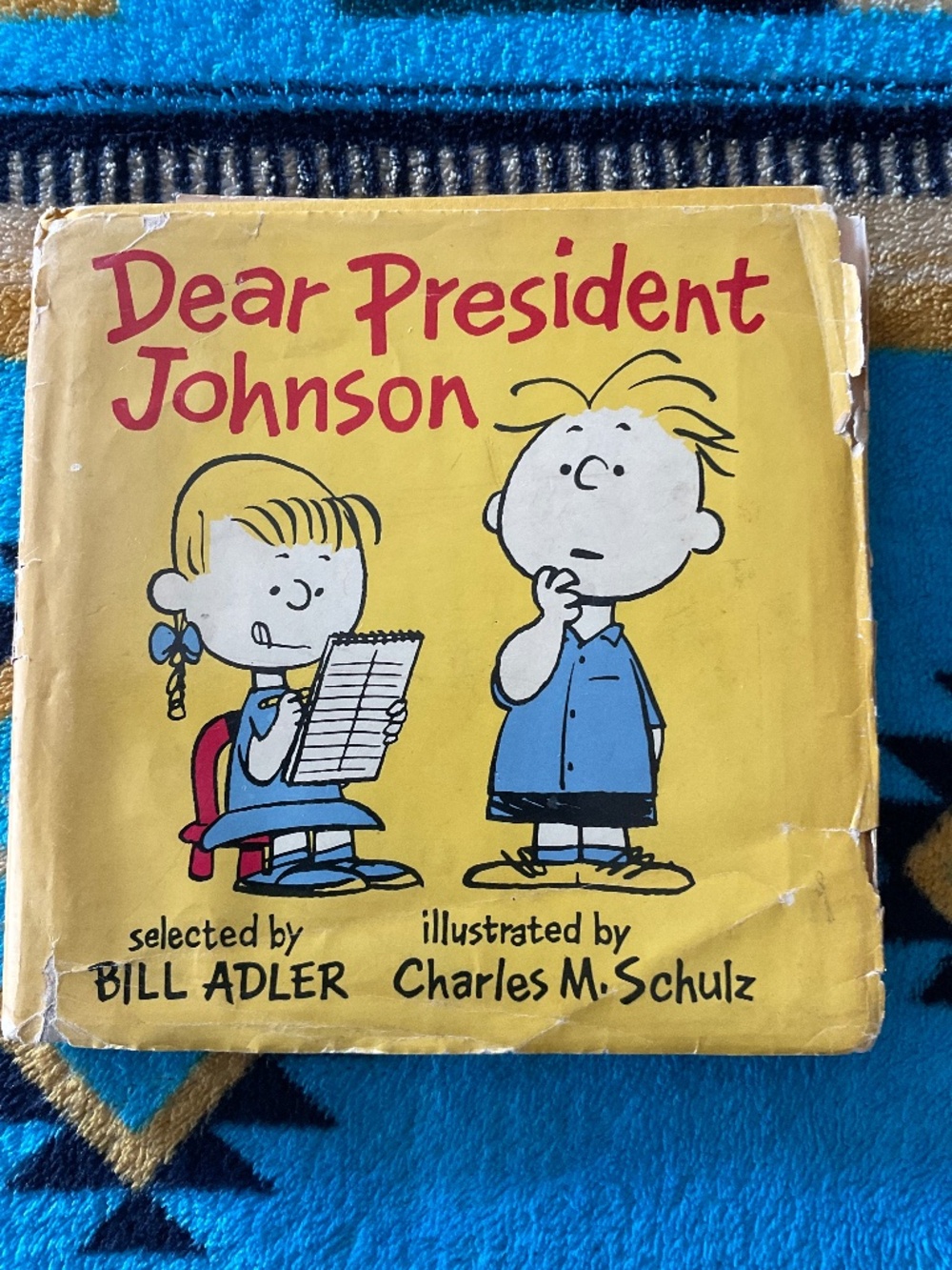 VTG- 1964 year President Johnson book Charles M Schulz peanuts illustration